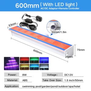 CASCADA 60 CM LUZ LED